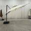 factory price outdoor 3*3m double roof waterproof umbrella with side stand