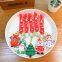 Wholesale 3D Pvc Christmas Claus Tree Cute Keychain Christmas Promotional Gift Metal Keyring Cartoon Elk Snowman Rubber Keychain