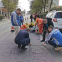 net crack mat for road surface crack repair in rolls