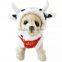 Shearing Sponge Down Fall Winter Zebra Hat Dog Pet Hat