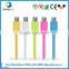 Factory price of 1M copper core two sided usb cable data and charge for Samsung and other digital devices with micro usb