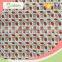 Firm and nice packing grid pattern hollow out chemical lace fabric