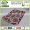 factory wholesale cheap square tray bamboo fibre eco-friendly for food, kitchenware dishes tray for party