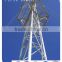 Gsm guy wire antenna guyed mast steel tower