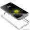 Keno Transparent Back with Soft Bumper Mobile Phone Case for LG G5