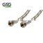 HS1850 stainless steel flexible hose with brass fittings