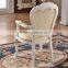 Commercial Furniture Wood Hotel Arm Chair French Antique Chair