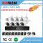 shenzhenc cctv camera facotry Economic 2.4GHz Wifi IP Camera 4CH Outdoor CCTV Wireless nvr Kits 960p