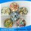 Round shape scystal 3d souvenir glass fridge magnet