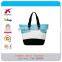 waterproof fashion handle bag ladies stripe nylon one shoulder hand bag