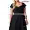 Fashion Fat Size Women Elegant Women Casual Party Dress