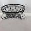 wrought iron flower pot