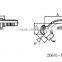 hydraulic pipe fittings, metric 60 cone fitting , 45 degree