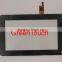 custom smaller demension 2.8"5",7",10.1" capacitive touch panel with printing white logo and some LED apertures