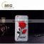 Hot sell embroidery rose glitter shining paillette cell phone case for iphone 6 case also universal for iphone 6s 6 plus