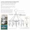 Laundry Clothesline Hanging Rack for Drying Clothing Set of 18 Stainless Steel Clothespins Round and foldable steel hanger