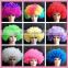 Cheap wild-curl up wig, colorful rainbow wig, Halloween clown wig, soccer fans wig