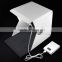 Folding Foldable Portable Mini Photography LED Lightbox photo Studio for iPhone/Samsang/LG/HTC Smartphone Digital or DSLR Camera