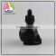 trade assurance empty frosted black 30ml glass dropper bottles manufacturers for eliquid with childproof and tamper