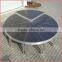 Event round portable stage decorations with 18 mm plywood platform