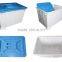 Large plastic crate for garment factory