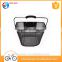 2016 wholesale new pattern plastic stainless steel bike cycle baskets bicycle storage basket