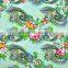 New flower design with waterproof nylon taffeta fabric for swimwear/beacewear/bikini/dress
