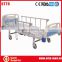 2 function electrical hospital bed with 5 inch luxury castors