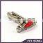 Creative design food logo epoxy sticker cufflink