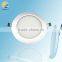 panel led light 6W round shape aluminum 480lm 2700K/6500K