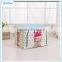 Merry Christmas Container Oxford Fabric Waterproof Printed Storage Box with Zipper