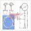 Spring Loaded thermocouple Bayonet Thermocouples for Plastic Industry