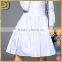 OEM clothing factory long sleeve dress, women's midi dress, white casual fashion dress