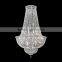 Silver European Classical Hotel Lobby Chandelier Pendant Lights