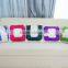2015 latest English letter design cushion cover individual sofa square pillow case