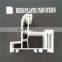 Plastic pvc profiles company building vinyl window extrusions profiles swing open for door frame