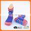 custom fancy design cotton anti-slip indoor flooring tube baby socks organic