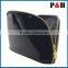 leather comestic bag with high temperament section