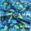 print cartoon with letter stretch fabric for swimwear