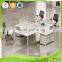 Modern design 2 person desk commercial furniture office workstation steel frame