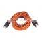 low noice Great Sound Quality RCA wire noise rejecting for coaxial construction high shielded RCA cables 15mm