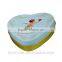 Pretty Candy and chocolate tin cans Heart Shaped Gift Tin boxs