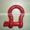 Screw Pin Bow Shackle, d Shackle