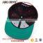 6 Panel Snapback Cap With Embroidery Logo/Flat Brim Customize Snapback Hats/Caps