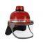 PP!Plastic Fire helmet with cover with light sale for adult