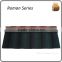 2015 high quality colorful stone coated metal roofing tile/roman metal roofing tiles/Roman stone coated metal roof bent tile