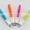 Fast Delivery 20cm Customized Data Sync Charging Keychian Key Ring Usb Cable