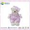 New Design Plush Blue and Pink Bedtime Teddy Bear soft baby toy