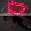 Pink 9V Battery Portable "Polar light 2"2.3mm Single welt EL WIRE