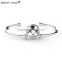 Puppy Series 316 L Stainless Steel Silver Plating Jewelry Sets with Pendant Ring Bangle Earrings